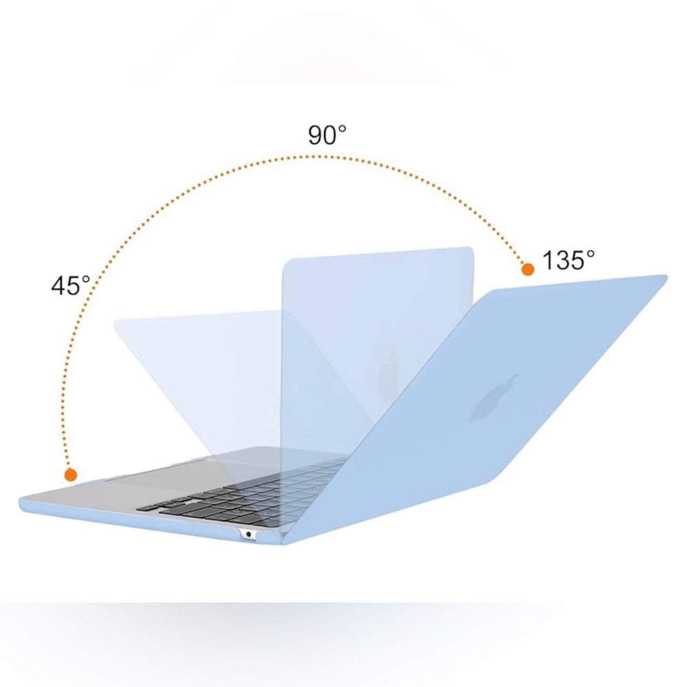 Apple Light Blue MacBook Shell with Matching Keyboard Cover - Picture 2 of 5